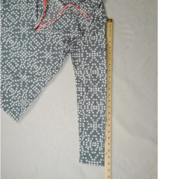 Columbia Sportswear Women's Fleece Quarter Zip Pullover Gray White Pattern Sz S - Picture 8 of 8